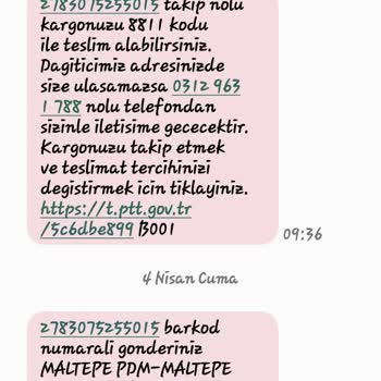 PTT Kargo Teslim Sorunu Ve Yanlış Adres Bilgilendirmesi