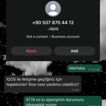 Sipariş Sonrası İletişim Engeli Yaşadım