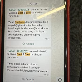 İletişim Eksikliği Ve Ürün Değişim Sorunu
