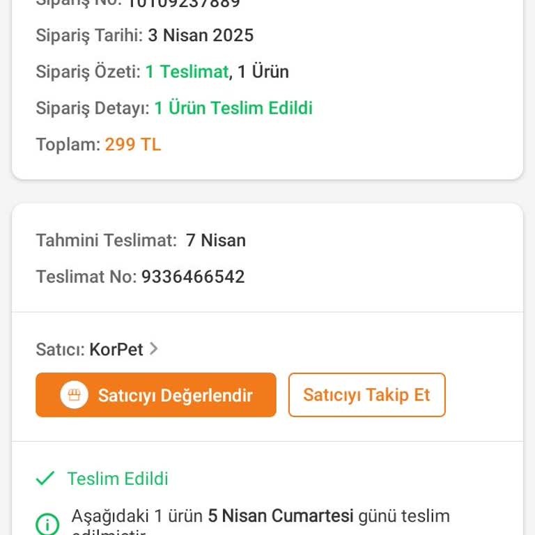 Trendyol Kedim İçin Aldığım Ürün Güvenilir Değil!
