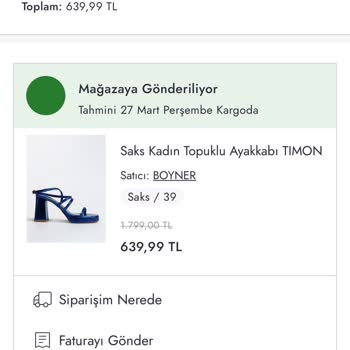 Boyner'den Sipariş Teslimatı Ve Müşteri Hizmeti Sorunları