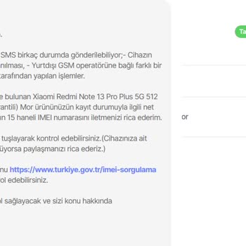 IMEI Klonlama Sorunu Ve Yetersiz Müşteri Hizmeti