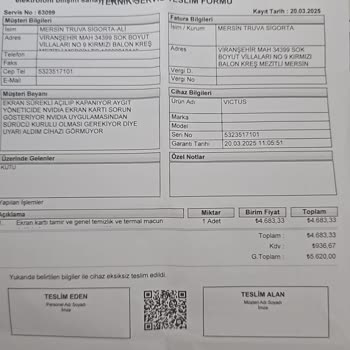 HP Victus Laptop Ekran Sorunu Ve Müşteri Hizmetleri Deneyimi