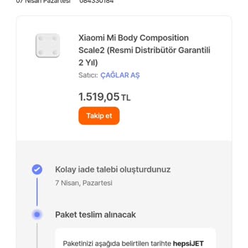 Yanlış Ürün Gönderimi Ve Satıcı Sorunu
