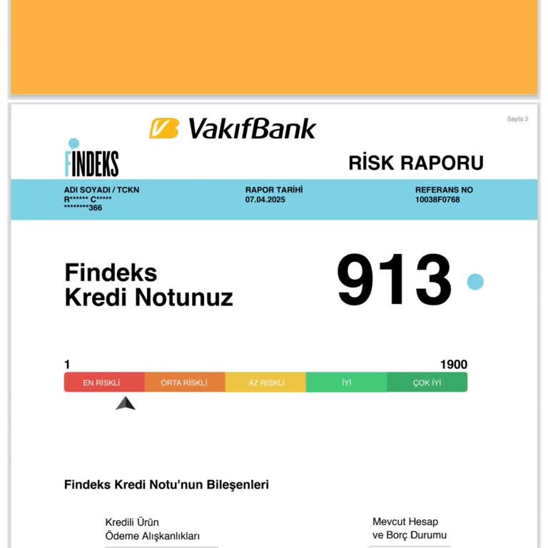 Findeks Kredi Notumdaki Mavi Noktanın Anlamı ve Güncelleme Talebi