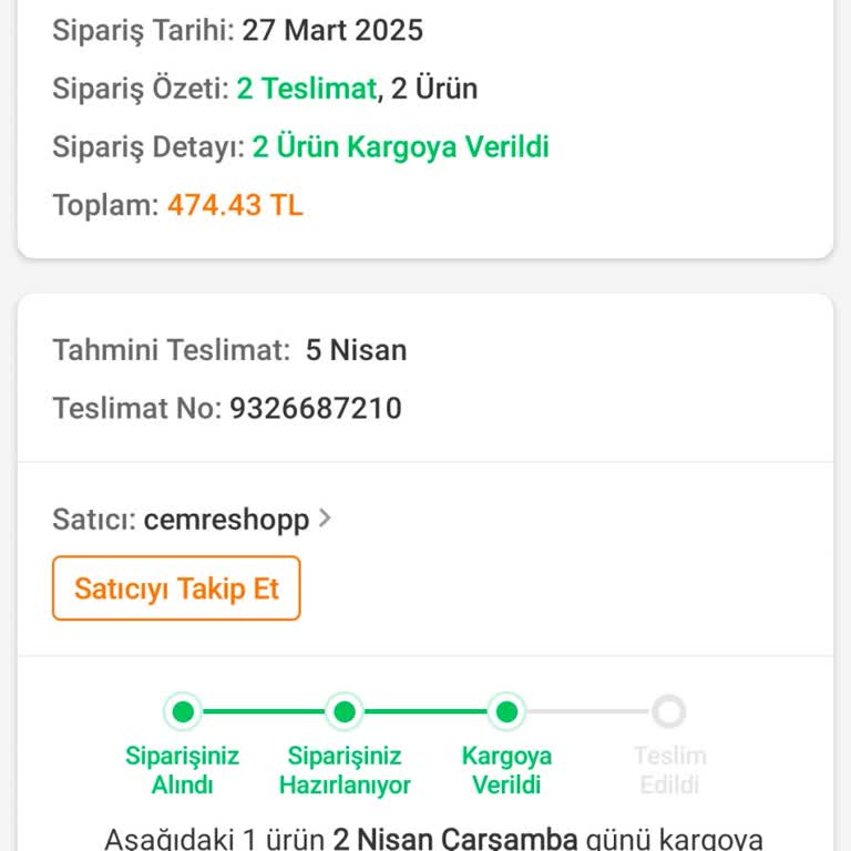 Trendyol Siparişim Teslim Edilmedi