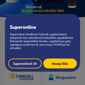 Turkcell Uygulaması Üzerinden Superonline Erişim Sorunu