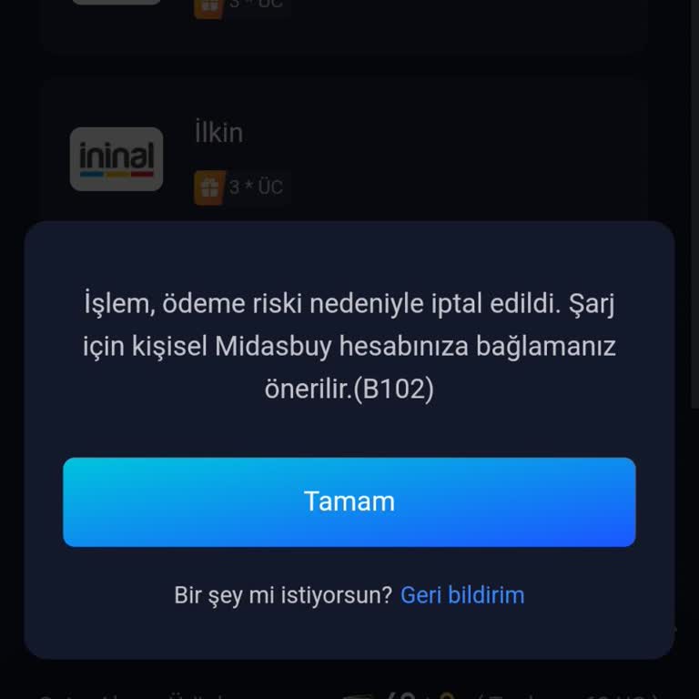 Ödeme İptali Sorunu: Acil Çözüm Bekliyorum
