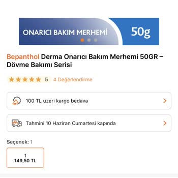 Bepanthol Derma Salbe Bestellung verzögert, keine Lieferung nach 4 Tagen