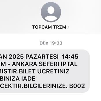 Topçam Turizm'de İptal Edilen Bilet Ve Alaycı Hizmet
