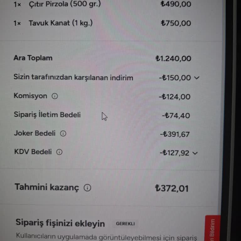 Yemek Sepeti Joker Promosyonu Mağduriyeti