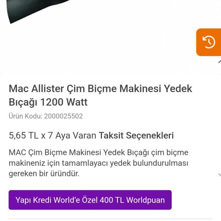 Koçtaş Mağazalarda Bulunamayan Ot Kesme Bıçağı