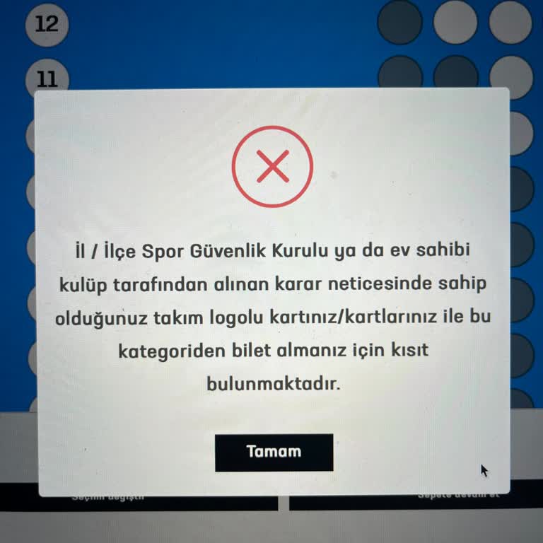 Passolig Bilet Alımında Yaşanan Sorun