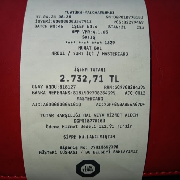 Tüvtürk'te Kredi Kartı Fark Ücreti Şikayeti