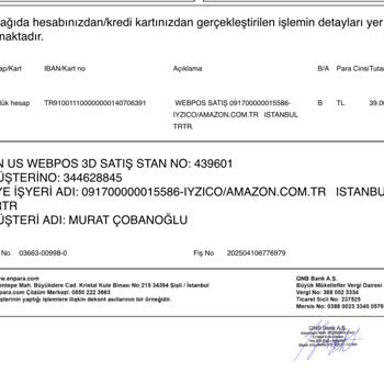 İzinsiz Kart Çekimi Ve Bilgilendirme Eksikliği