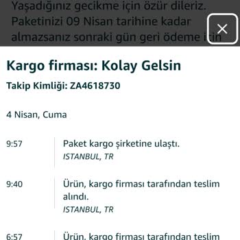 Kargo Takip Sorunu Ve Gecikme Şikayeti