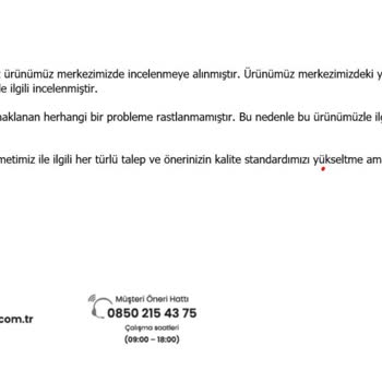 Elbisenin Kalitesi Ve Müşteri Hizmetleri Sorunu