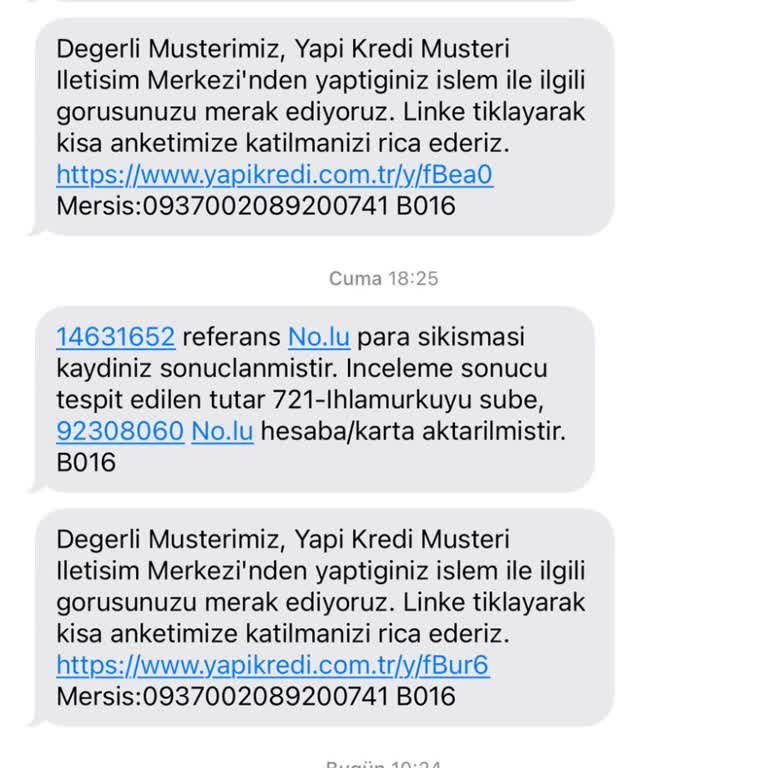 Yapı Kredi ATM'sinde Sıkışan Para Ve Yetersiz Müşteri Hizmetleri