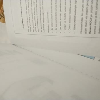 Amazon'dan Gelen Kitapta Sayfa Ve Leke Sorunu