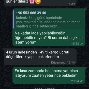 Yanıltıcı İade Süreci Ve Eksik Ödeme