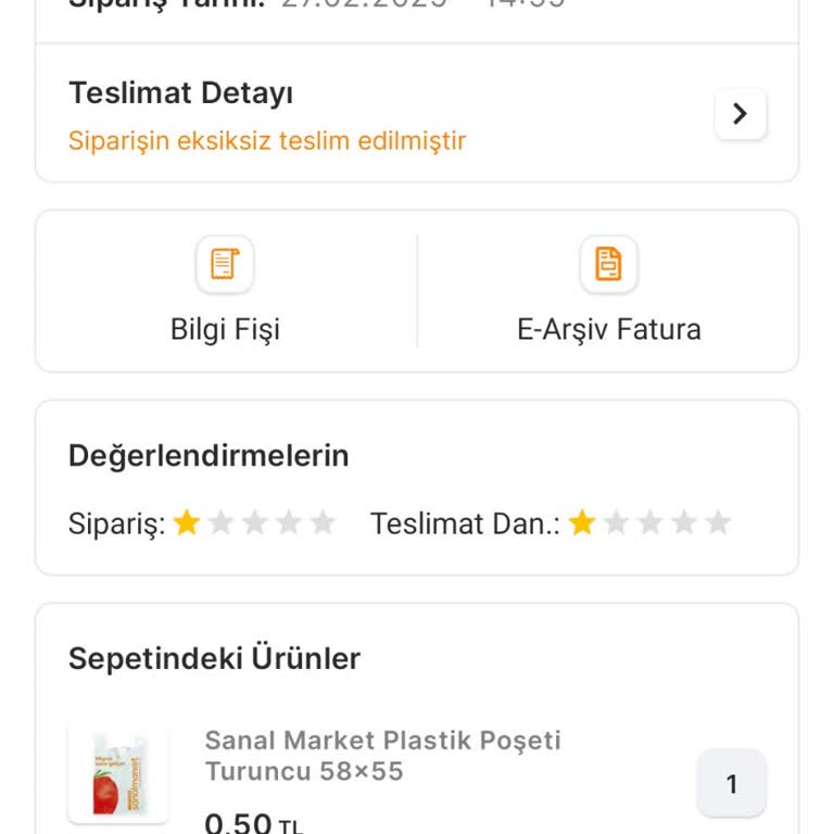 Teslim Edilmeyen Sipariş Ve Bilgi Eksikliği