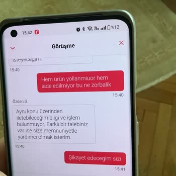 Sipariş İptalinde Tam Bir Hayal Kırıklığı