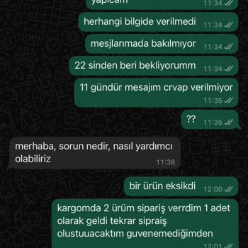 Eksik Ürün Ve Geciken İade Süreci