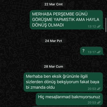 Eksik Ürün Ve Geciken İade Süreci