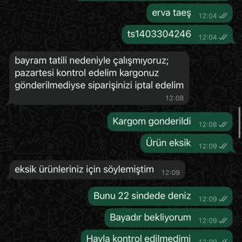 Eksik Ürün Ve Geciken İade Süreci