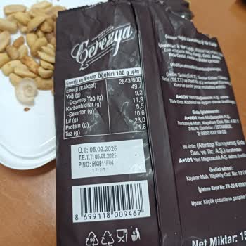 Çerezya Kuruyemişte Şok: Salyangoz Kabukları!