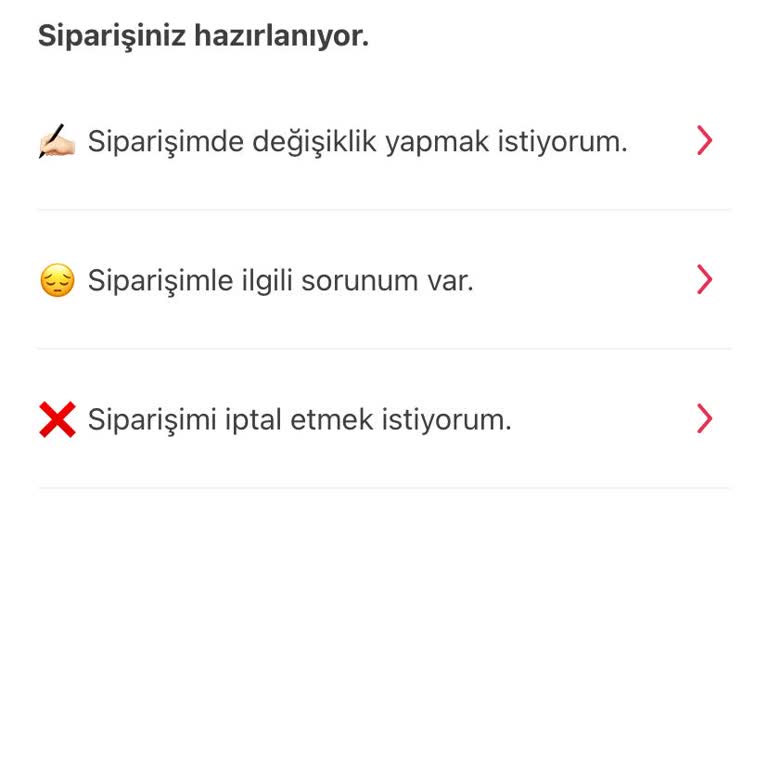 Yemek Siparişim Gelmedi Ve İade Talep Ediyorum