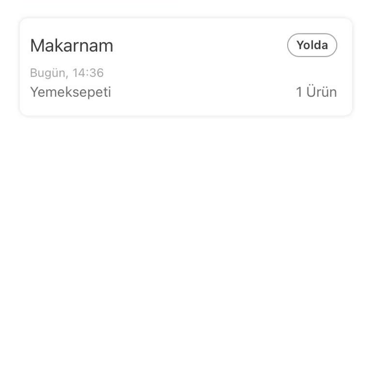 Yemeksepeti'nde Geciken Sipariş Ve İade Krizi