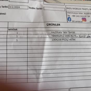 Mobilya Kalitesi Ve Müşteri Hizmetleri Hayal Kırıklığı