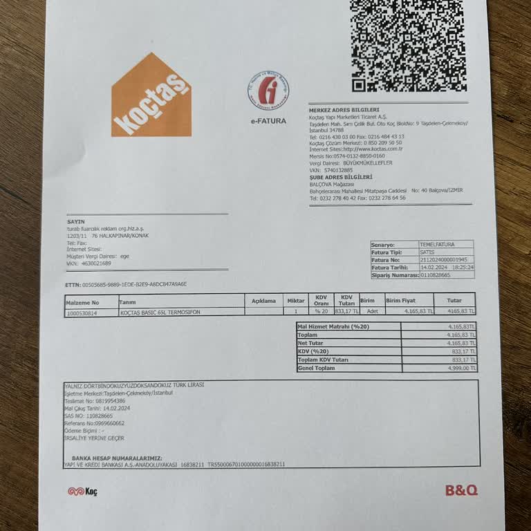 Koçtaş Termosifon Rezistans Sorunu