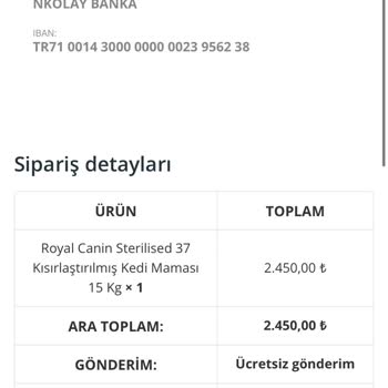 Zoompet'ten Yanıltıcı Kedi Maması Siparişi