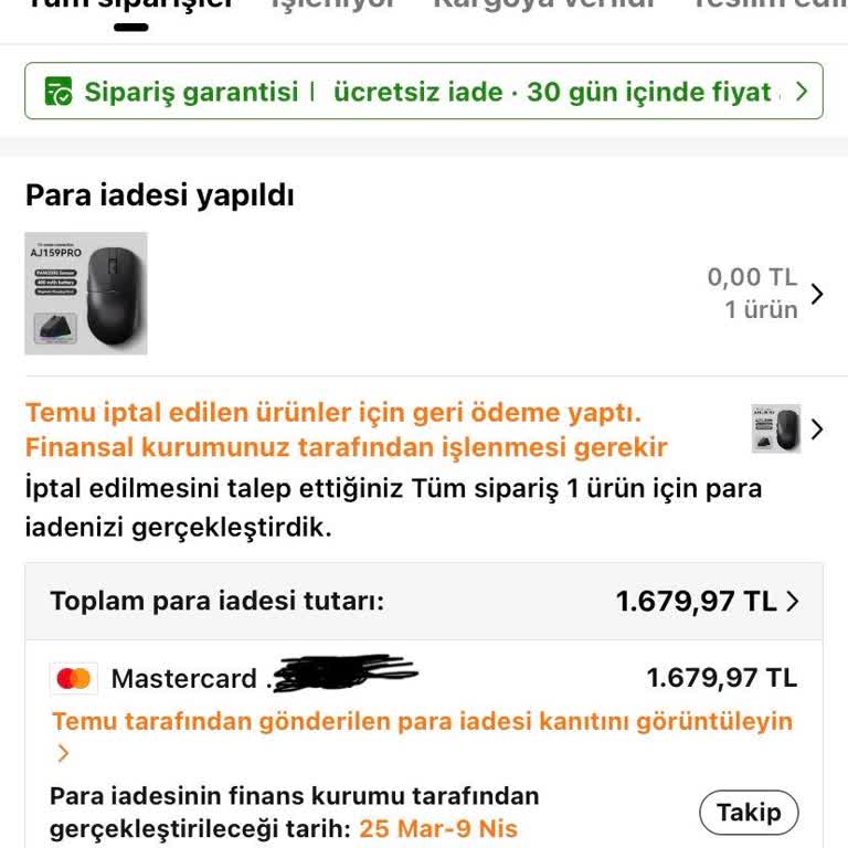 25 Gündür Beklenen İade: Temu'dan Yanıt Yok