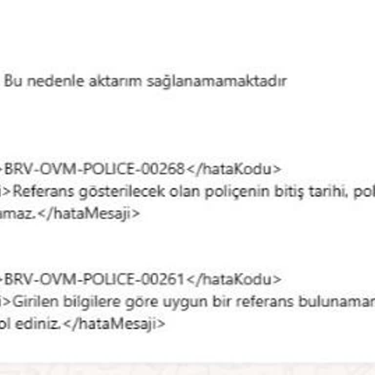 İptal Edilen Poliçe Sorunu