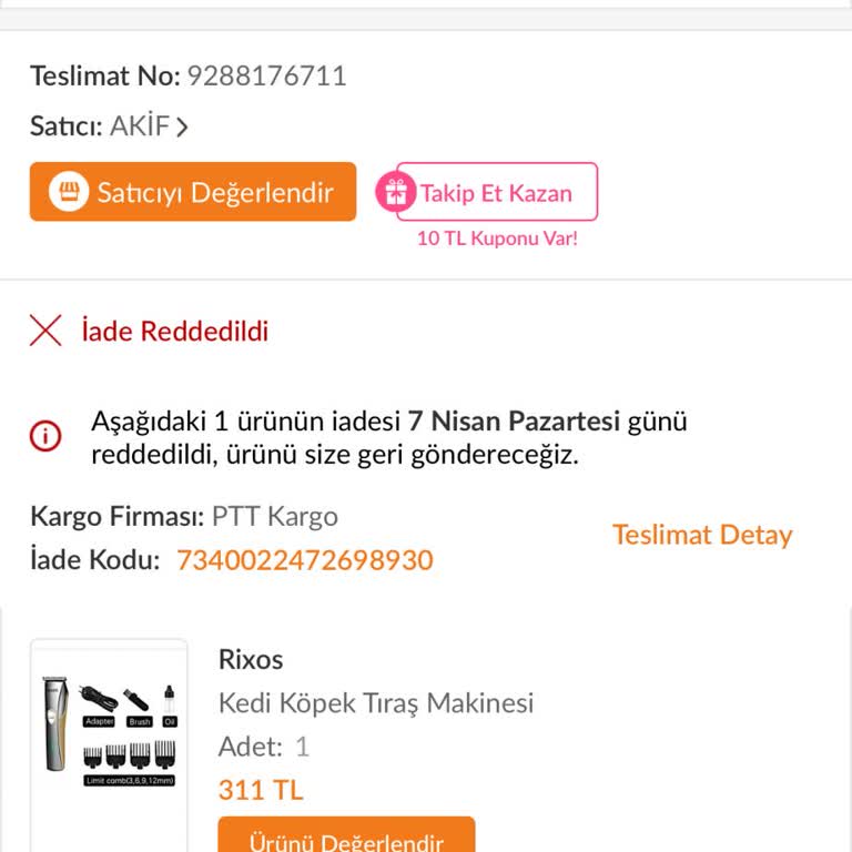 Yanıltıcı Ürün: İşlevsiz Tıraş Makinesi