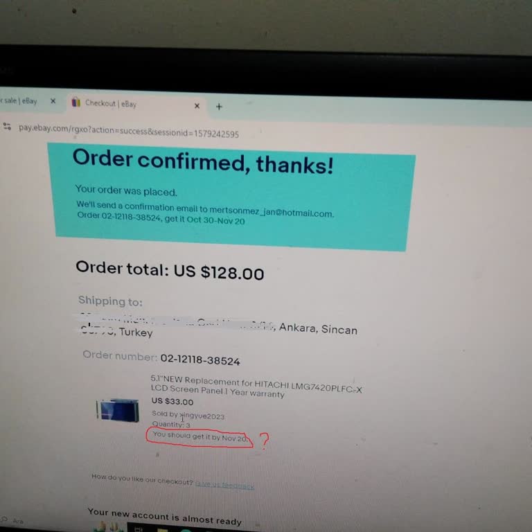 Ebay Teslim Edilmeyen Siparişin Çözüm Bekleyen Şikayeti