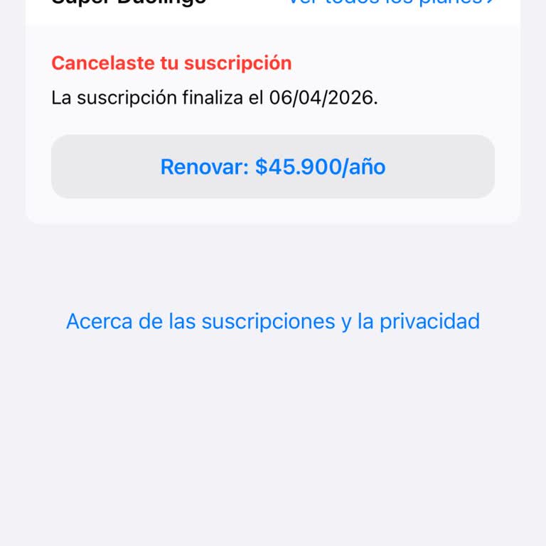 Cobro no autorizado de Duolingo, solicito reembolso
