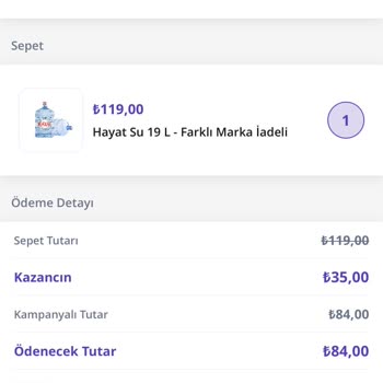 Getir Su'da Yanıltıcı Damacana Politikası