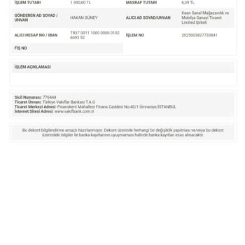 Ödemesi Yapılan Ahşap Ürün Teslim Edilmiyor Ve İletişim Sağlanamıyor