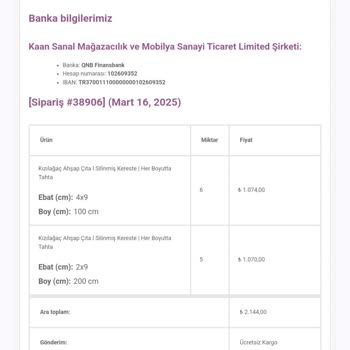 Ödemesi Yapılan Ahşap Ürün Teslim Edilmiyor Ve İletişim Sağlanamıyor