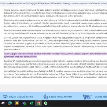 Yanıltıcı Fiyat Etiketi Ve İade Sorunu