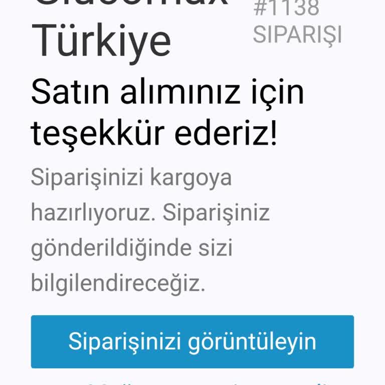 Glucomax Türkiye Ölçüm Cihazı Siparişim İle İlgili Bilgi Alamıyorum!
