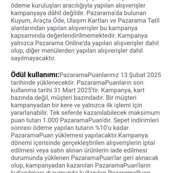 Puan Yüklenmedi, Yanıltıcı Bilgilendirme