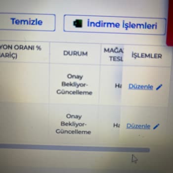Onay Sürecinde Takılan Ürün Yayını