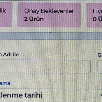 Onay Sürecinde Takılan Ürün Yayını