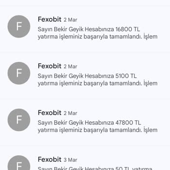 Fexobit'te Para Çekme Sorunu