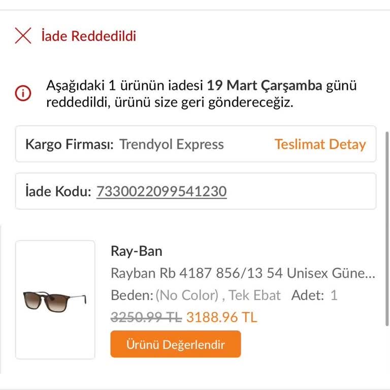 Trendyol İade Sürecinde Yaşanan Mağduriyet Ve Güven Kaybı